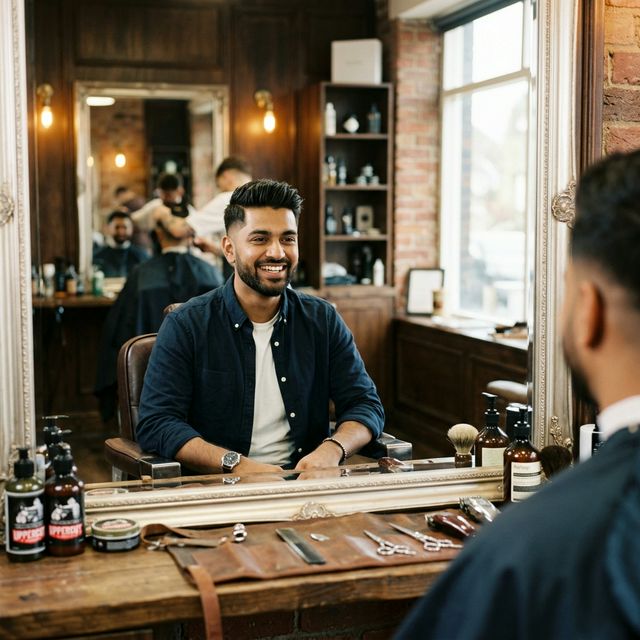 Client after haircut