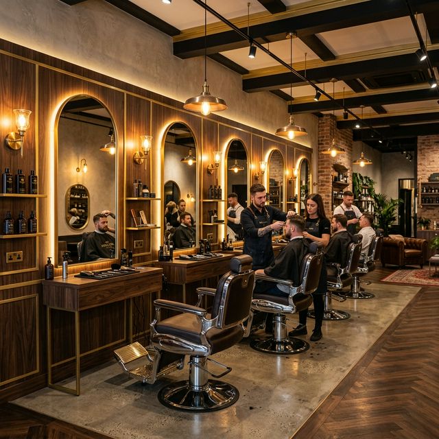 Urban Hairplaza Salon Interior